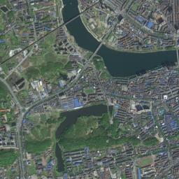 湖北赤壁陆水湖景区卫星地图
