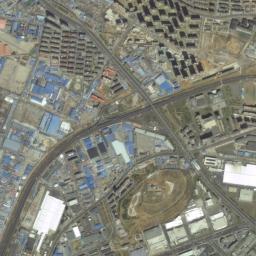 大连开发区卫星地图图片